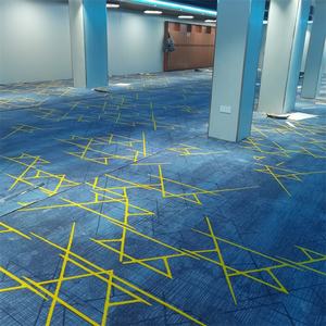 Moquette ignifuge imprimée, résistante à l'usure, design mural, pour hôtel, couloir, salle de banquet, club de billard, salle à manger, cinéma - Product Image 3