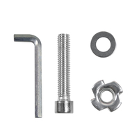 Kit d'escalade pour enfants intérieur et extérieur avec matériel de montage, accessoires de terrain de jeu à corde nouée