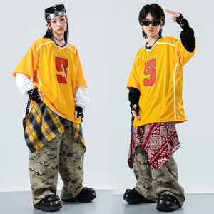 Completi Hip-Hop per Ragazzi da Street <span class=keywords><strong>Dance</strong></span>, Costumi Eleganti e Accattivanti per Esibizioni di Jazz <span class=keywords><strong>Dance</strong></span> per Ragazze - Product Image 1