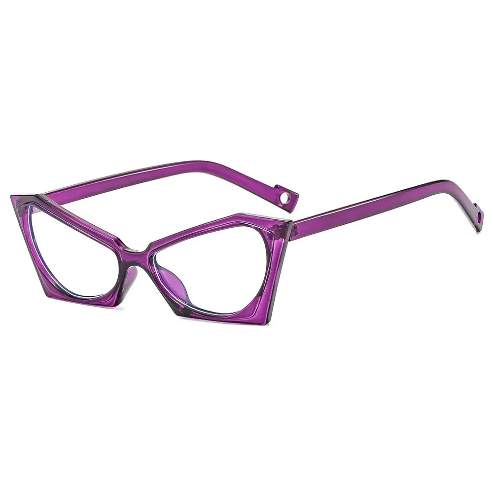 Nieuwe Persoonlijkheid Anti Blauw Licht Blokkerende Bril Unisex Brillen Mode Cat Eye Optische Frames Kan Worden Uitgerust Met Bijziendheid Bril