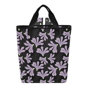 Portable Aloha Collection Hawaiian Naupaka Flower Design Customize Leakproof Insulated Food Delivery <b>Cooler</b> <b>Backpack</b> for Women - Product Image 1