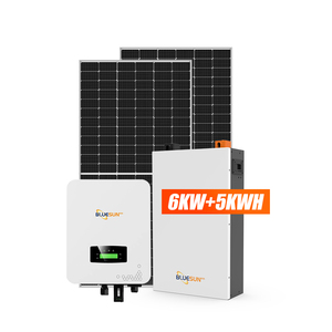Kit de système solaire hybride 6 kW avec stockage d'énergie par batterie au lithium pour usage résidentiel en villa - Product Image 4