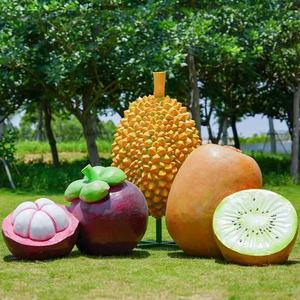 Tượng trang trí ngoài trời bằng sợi thủy tinh, kiểu dáng trái cây táo lê, thủ công tinh tế, đặt làm riêng - Product Image 1