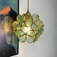 Lampu Gantung LED Tembaga Motif Bunga Vintage Prancis dengan Garansi 3 Tahun untuk Kamar Tidur, Kedai Kopi, Ruang Makan