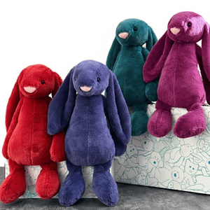 Boneka Kelinci Paskah Jelly Cat Multi-Warna, Grosir, Mainan Boneka Kelinci Telinga Panjang, Boneka Lembut Lucu, Hadiah untuk Anak-Anak - Product Image 5