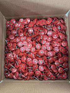 Clavos de plástico de 1 pulgada/Clavos de cabeza de plástico/Clavos de tapa con vástago de anillo - Product Image 3