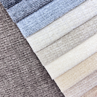 Nouveau gros tricot meubles tissu d'ameublement luxe 100% Polyester velours tissu pour canapé chaise