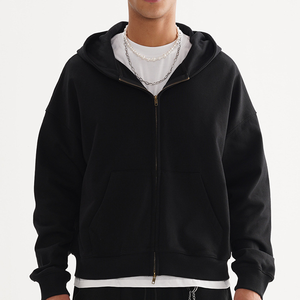 男性用トラックスーツ<span class=keywords><strong>100</strong></span>% コットンヘビー級パーカー - Product Image 5