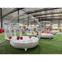 Vente flash : Maison à bulles gonflable, maison à ballons gonflable avec trampoline
