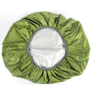Meilleur sac à dos de voyage vert à haute visibilité avec housse de pluie intégrée pour sac à dos - Product Image 4