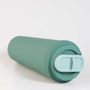 Vaso Deportivo Ecológico de 500 ml para Fitness, Libre de BPA, de Plástico PP, con Pajita de Silicona - Product Image 3