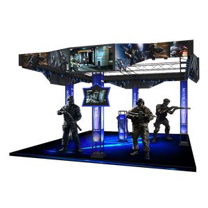 Nouveau dispositif de <span class=keywords><strong>réalité</strong></span> <span class=keywords><strong>virtuelle</strong></span> 9D 2020, jeux de tir au pistolet pour 4 joueurs, pour les parcs de <span class=keywords><strong>réalité</strong></span> <span class=keywords><strong>virtuelle</strong></span>, les centres commerciaux et les événements publics - Product Image 2