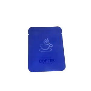 Emballage de café suspendu à oreille jetable bleu foncé