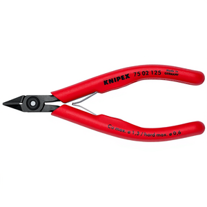 Cortador lateral Knipex 75 02 125 para electrónica, cobre máximo 1,3 mm, duro máximo 0,6 mm - Product Image 1
