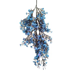 Flores Artificiales Queyiyi, Flores de Gypsophila de Seda de 30cm-100cm, Color Morado Claro, Decoración para Bodas y Hogar - Product Image 5