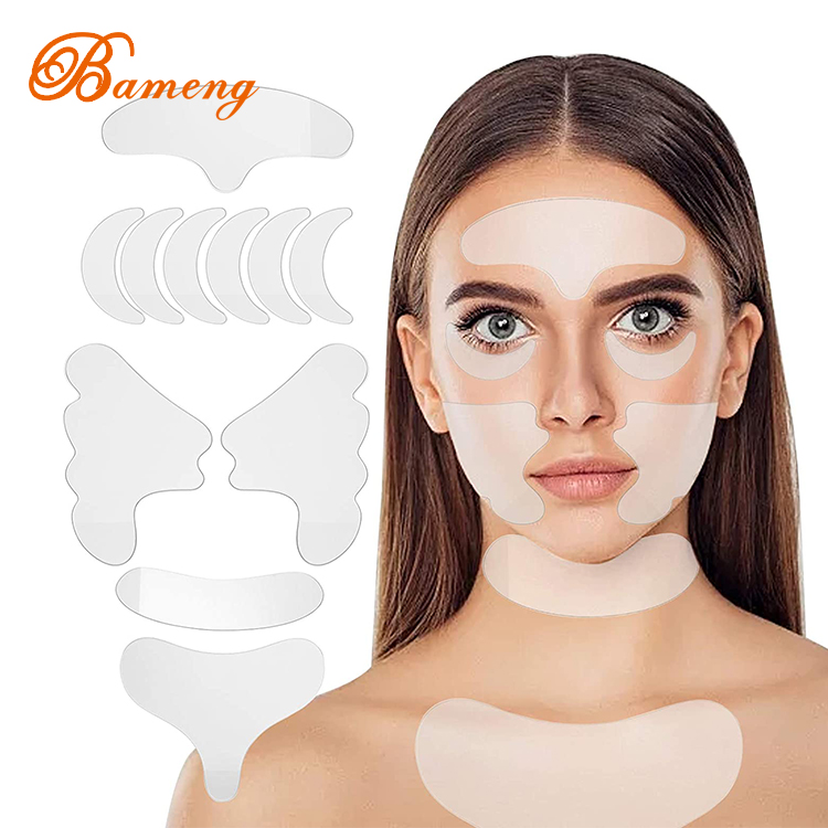 Крем для лица против морщин и жидкость для снятия глазную повязку для удаления темных кругов под глазами подходит для шеи и уход за кожей лица крем для лица против морщин и силиконовые вставки