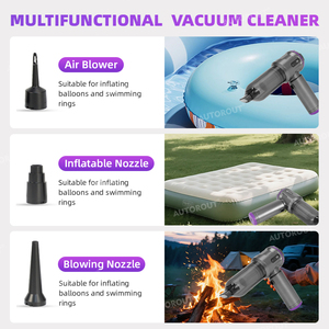 Aspirateur de voiture sans fil portatif mini, moteur sans balais 3 vitesses, aspiration maximale <span class=keywords><strong>18</strong></span> <span class=keywords><strong>Kpa</strong></span>, puissance 100W, autonomie 38 min, pour la poussière - Product Image 4