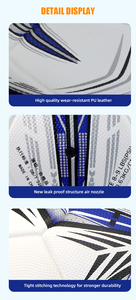 Partita di <span class=keywords><strong>calcio</strong></span> professionale, progettata da un designer, semplice <span class=keywords><strong>schema</strong></span> di colori blu e bianco è più accattivante - Product Image 3