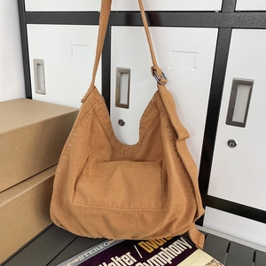 Bolso de Mano de Lona para Estudiantes, Bolso de Hombro Grande de Lona 2026, Moda Coreana, Bandolera para Mujer, Bolso Escolar de Lona - Product Image 3