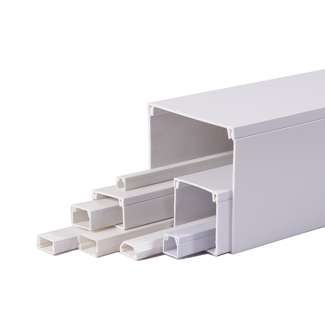Factory Wholesale PVC Square Cable Channel Good Insulation Plastic Cable Management System
