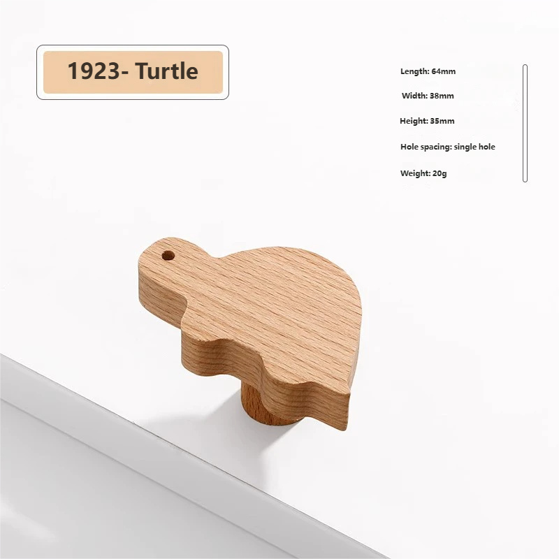 Solid Wood Turtle Single Hole