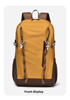 Sac à dos de randonnée imperméable en polyester, sac de camping extérieur, sac à dos de voyage unisexe, sac à dos portable de moins de 20L