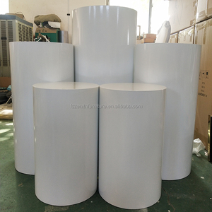 Tổ Chức Sự Kiện Đảng Backdrop Trang Trí Vòng Trắng Plinths Xi Lanh Giá Kẹo Tráng Miệng Bánh Bệ Trưng Bày - Product Image 2