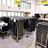 Chariot SMT ESD avec support de rayonnage de stockage de bobine de PCB en matériau SMD PLC et composants de noyau de moteur