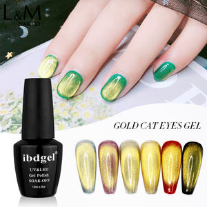 Ibd Gold Spar Cat Eye Gel Nail Art 15ml UV Gel Polish Color Gel - Product Image 5