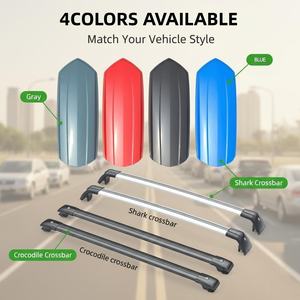 Boîte <span class=keywords><strong>de</strong></span> <span class=keywords><strong>toit</strong></span> <span class=keywords><strong>de</strong></span> voiture aérodynamique 800L avec barres transversales universelles pour SUV - Product Image 6