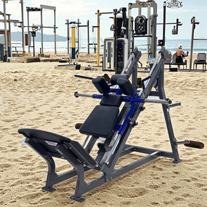 Máquina de Hack <span class=keywords><strong>Squat</strong></span> Comercial Kaishi HM-2046 de Aço Inoxidável com Função Dupla e Carga de Anilhas, com Sistema de Segurança para Pernas, Capacidade de 1.6T e Suporta Usuários de até 200kg - Product Image 4