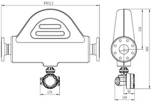 Débitmètre massique Coriolis GPL/eau/gaz IECEX EXD avec écran LCD de haute qualité, capteur droit, précision 0,1 %, 0,15 %, 0,2 %, 0,5 %, sortie 4-20 mA - Product Image 6