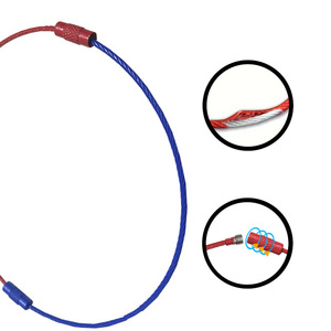 Anillo de Cable de acero inoxidable de tendencia 2025, bucle de Cable recubierto de Color para auriculares, funda de teléfono para llave de coche, listo para enviar - Product Image 2