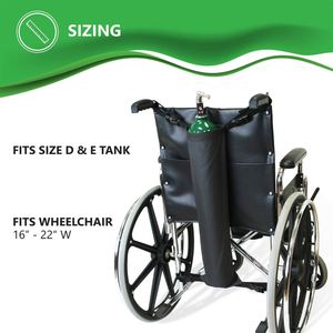 Bolsa de Transporte Impermeable para Cilindro Estándar, con Correas Ajustables, Fácil de Limpiar, Bolsa Resistente para Tanque de Oxígeno para Silla de Ruedas - Product Image 5