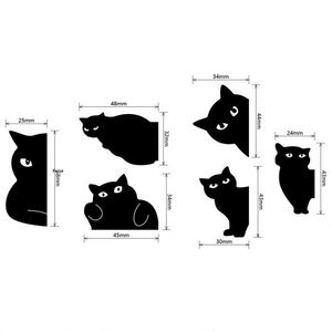 Marcadores Magnéticos Personalizados para Libros, con Diseño de Dibujos Animados en Negro, para Estudiantes, Estilo Artístico, Plegables - Product Image 6