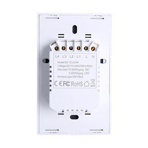 HomeKit美国WIFI智能触摸灯电气开关智能Wifi墙壁触摸开关1/<span class=keywords><strong>2</strong></span>/<span class=keywords><strong>3</strong></span>/4组玻璃面板 - Product Image 5