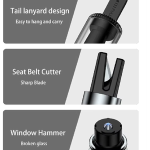 2025 Amazon Top bán hàng 2-in-1 xe khẩn cấp an toàn búa tự động cửa sổ ngắt tự vệ búa Nhà máy cung cấp trực tiếp - Product Image 6