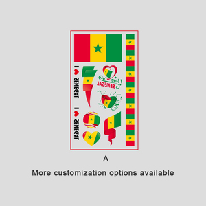 Pegatina Corporal <span class=keywords><strong>para</strong></span> Fiestas, Tatuaje de Bandera de Larga Duración (3 Días) <span class=keywords><strong>para</strong></span> Torneos Multijugador - Product Image 4