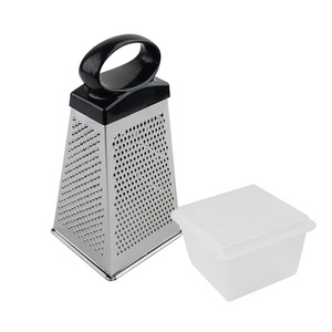Râpe de cuisine manuelle <span class=keywords><strong>4</strong></span> faces en acier inoxydable multifonctionnelle coupeur de table fruits légumes fromage - Product Image 4