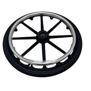 Rueda de Plástico 20x1.38, Pieza de Repuesto Duradera para Silla de Ruedas Manual, para Bicicleta Infantil - Product Image 2