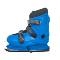 Service de location de patins de hockey sur glace haut de gamme et abordable pour tous les visiteurs de patinoire d'hiver, hommes et femmes, de tous âges