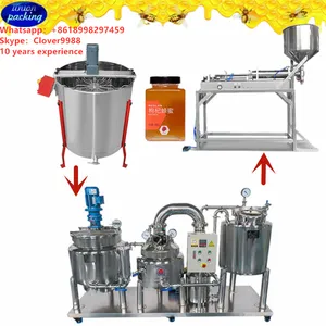 Melhor Qualidade Natural Orgânico Puro de Abelha em Bruto máquina de processamento de Mel Sidr mel Jujuba Vital Real tanque de calor
