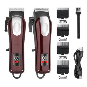 Profesional USB alimentado para <span class=keywords><strong>Amazon</strong></span> New S12 <span class=keywords><strong>pelo</strong></span> eléctrico para cortapelos para afeitar cabeza esculpir cabello ajustable para peluquero - Product Image 1
