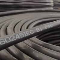CE Klasse 6 Kupferleiter 10 16 25 35 50 70 95mm² Schweißkabel Superflexibles Gummiummanteltes Schweißkabel