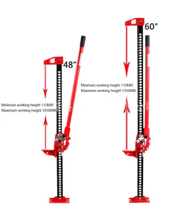 Otomotiv kullanılmış araba jack hava hidrolik krikolar 48 inç çiftlik krikosu garaj araçları veya tamir