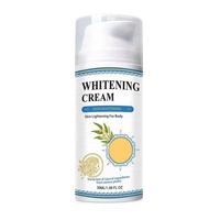 Crème Corporelle Éclaircissante et Unifiante avec Ginseng, Collagène, Vitamine C et Acide Hyaluronique – Soin de Nuit pour Tous Types de Peau