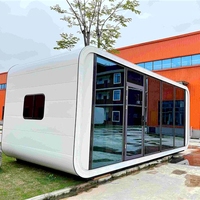Maison Modulaire Intelligente en Conteneur, Design Rond en Acier Galvanisé, Préfabriquée pour Complexes Hôteliers, Bureaux, Entrepôts, Villas, Hôtels Modernes