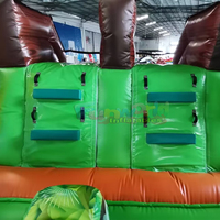 Château Gonflable Commercial pour Enfants, Combo Toboggan Panda Gonflable de Qualité Professionnelle en PVC, Capacité 500KG