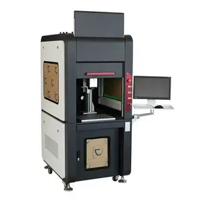 Rayfine Safety Cabinet Closed DAVI CO2 RF Laser Marker suitable for making or engraving wood leather rubber plastic and acrylic