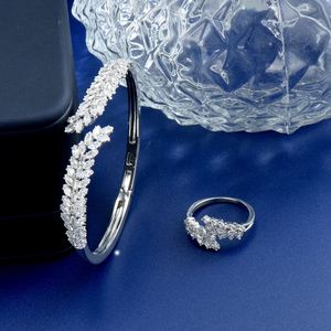 Moda temperamento pulsera anillo ajustable africano nigeriano joyería diario señoras accesorios conjunto boda fiesta S-117 - Product Image 3